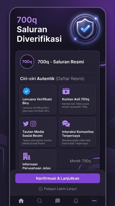 Kanal Resmi 700q untuk Pengguna Android Indonesia