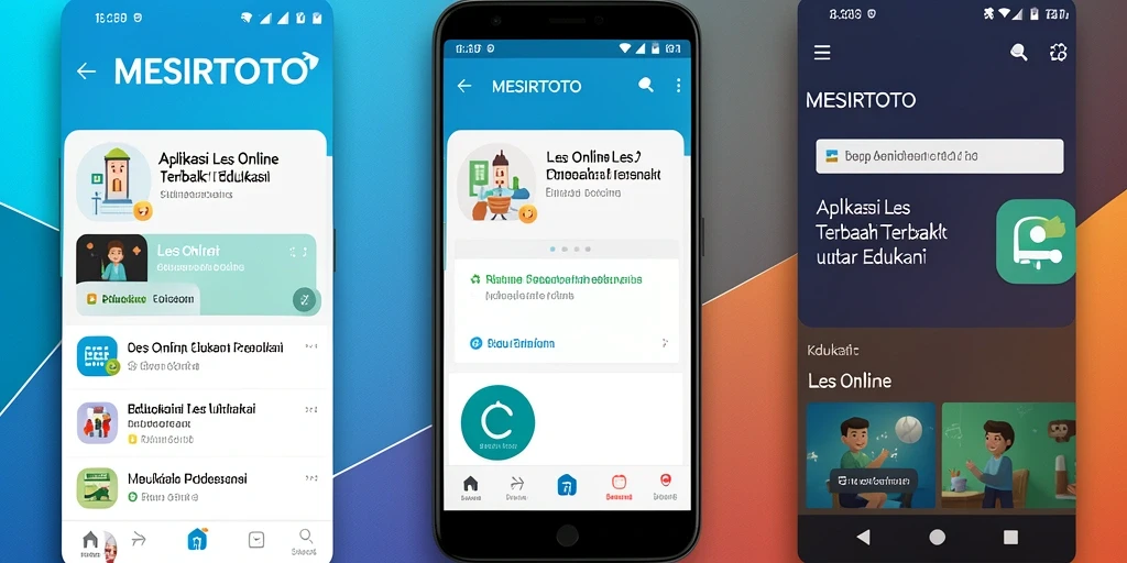 Antarmuka MESIRTOTO yang intuitif dan ramah pengguna untuk Les Online.
