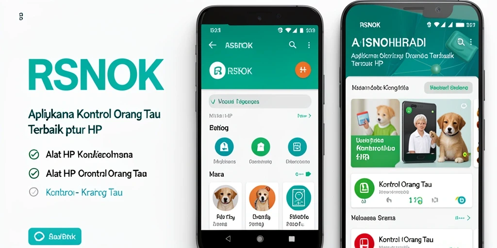Antarmuka RSNOK yang user-friendly yang memudahkan kontrol orang tua.