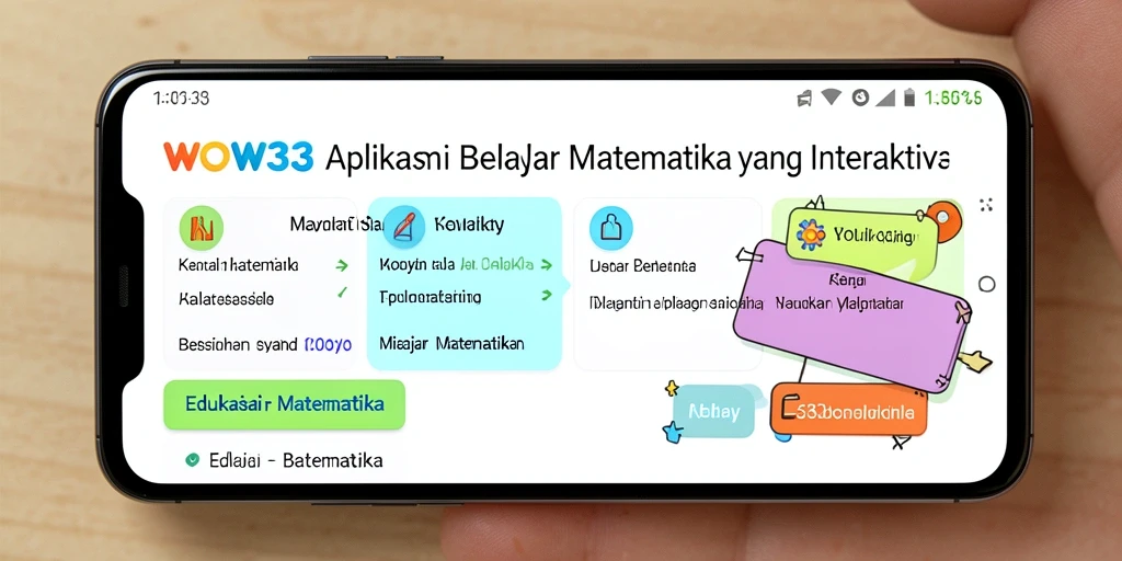 Tampilan antarmuka WOW33 yang interaktif dan ramah pengguna.